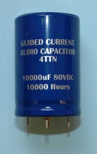 Guided Current 4TTN capacitor - 10,000 F 80 Volt