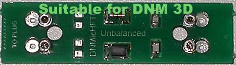 In-Cable HFTN for DNM 3D unbalanced cables