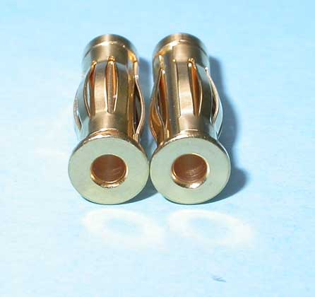 Adaptors - from SPRINGY 2mm plugs on your speaker cables to 4mm sockets on ZRTN (ONEPAIR)