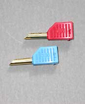 4mm banana plugs (PAIR) - new 